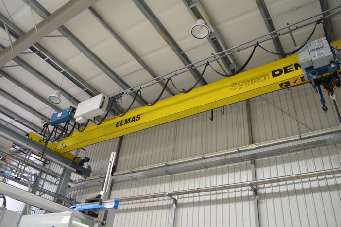 Elmas double-girder full-portal crane 12,5 tons